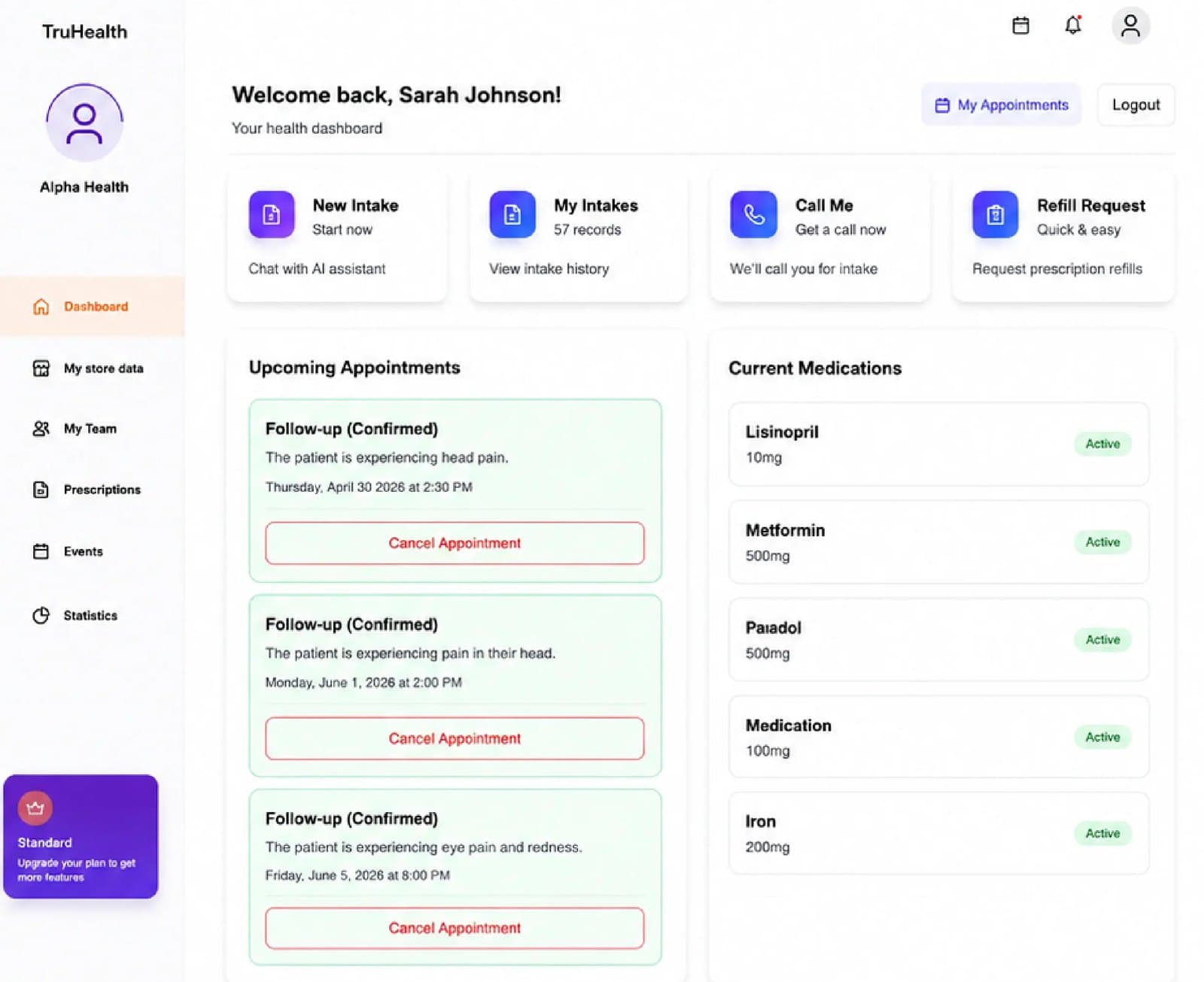 Doctor AI Portal — Multi-tenant healthcare SaaS with an AI front desk