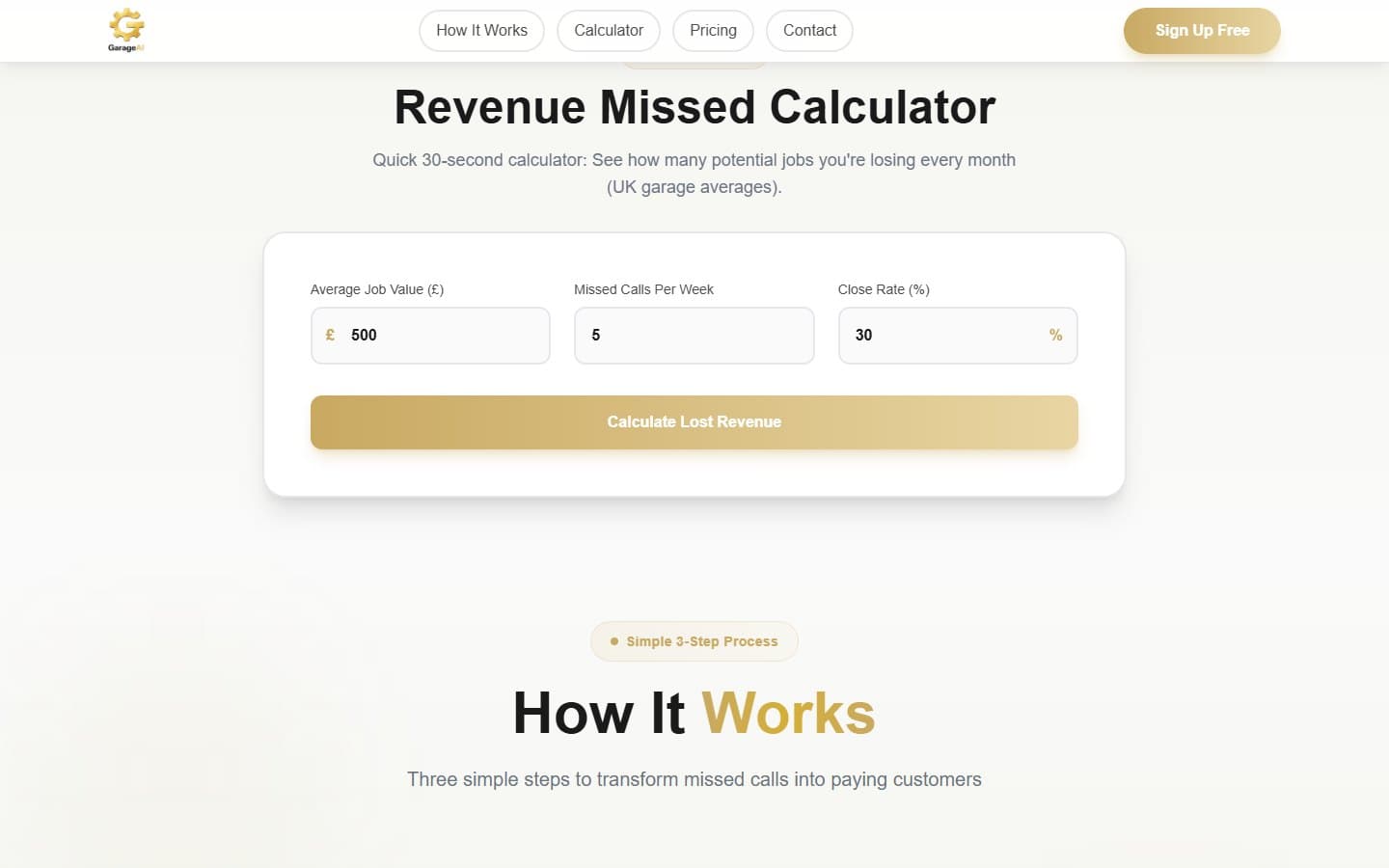 GarageAI growth insights — detection accuracy, SMS response time, lead conversion